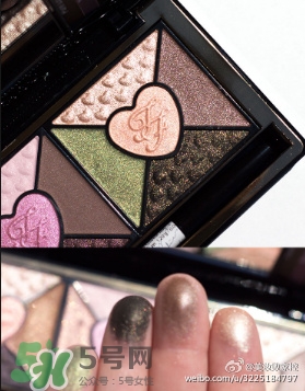 too faced愛(ài)心眼影盤試色 too faced love眼影盤試色圖