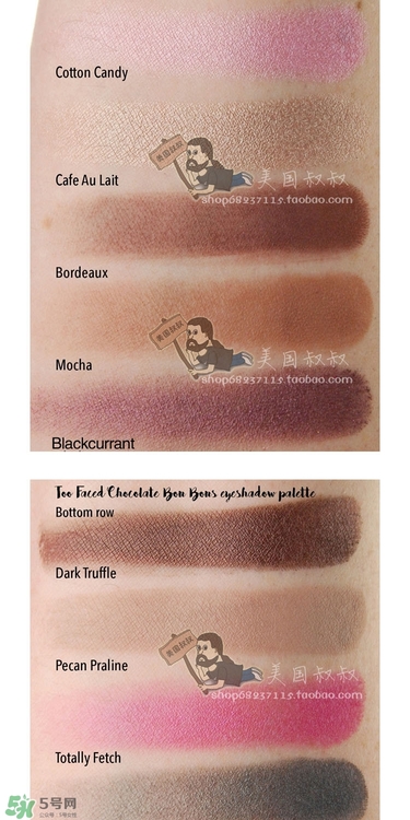 too faced愛(ài)心眼影盤試色 too faced love眼影盤試色圖