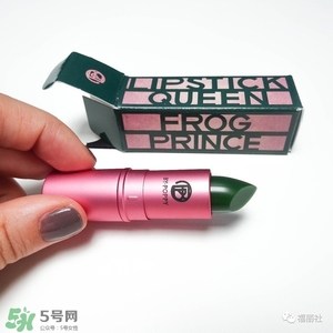 lipstick queen青蛙王子口紅試色 lipstick queen綠色口紅試色圖