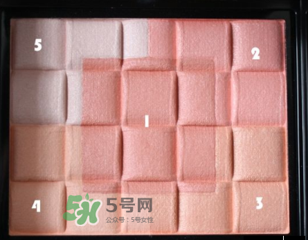 MAQuillAGE心機(jī)五色腮紅怎么樣？MAQuillAGE心機(jī)五色腮紅試色