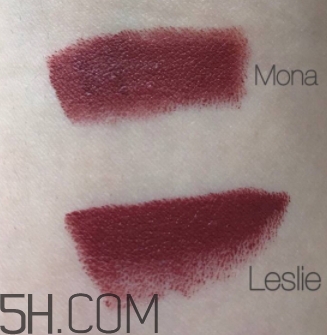 nars mona和leslie一樣嗎？nars mona和leslie試色對比