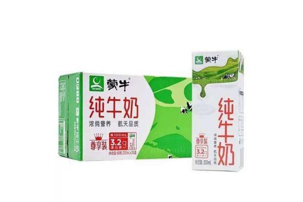 蒙牛純牛奶蛋白質(zhì)含量 蒙牛純牛奶的營養(yǎng)成分